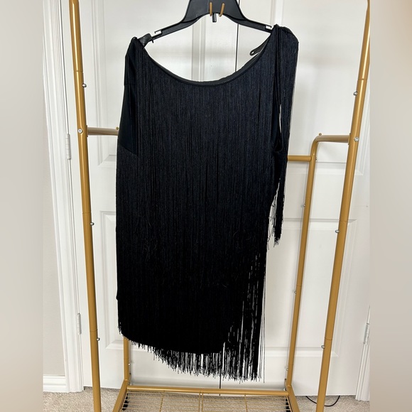 Anthropologie hutch one shoulder fringed mini dress - Picture 15 of 16